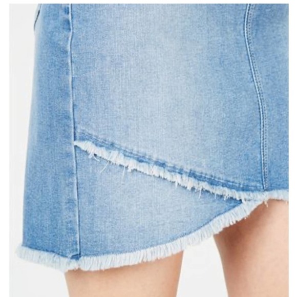 INC International Concepts Tulip-Hem Jean Skirt - Picture 3 of 8